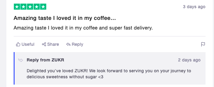 ZUKR reviews - the world's best sugar replacement 